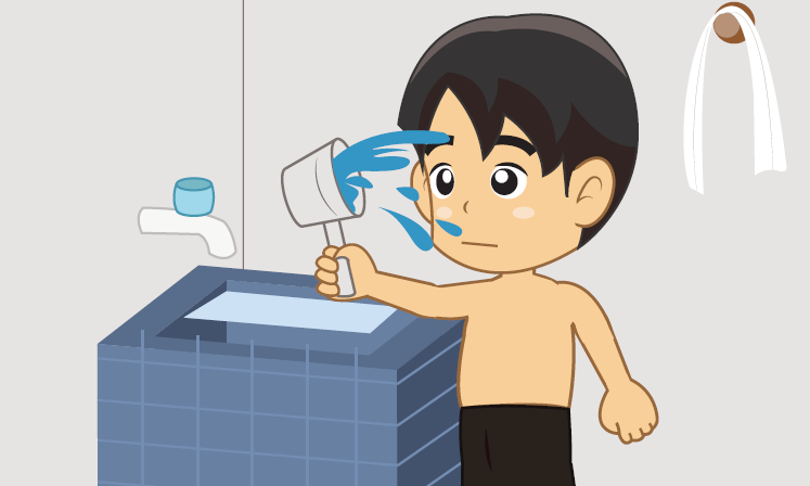 Mandi Untuk Menjaga Kebersihan